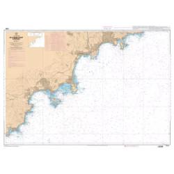Carte marine du SHOM : De la Rade d'Agay à Monaco
