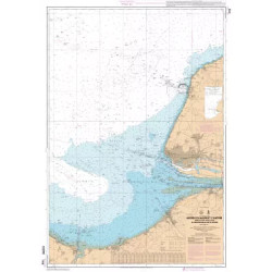 Carte marine du SHOM : Abords du Havre et d'Antifer - Embouchure de la Seine - De Ouistreham au Cap d'Antifer