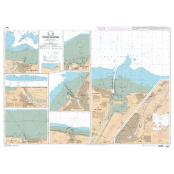 Carte marine du SHOM : Ports en Baie de Seine