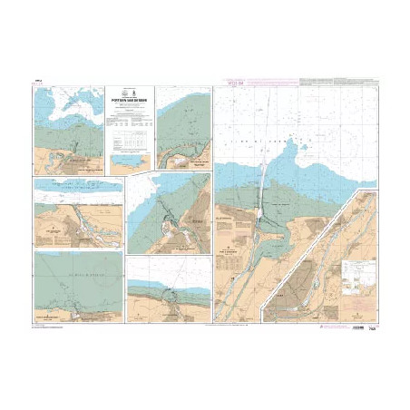 Carte marine du SHOM : Ports en Baie de Seine