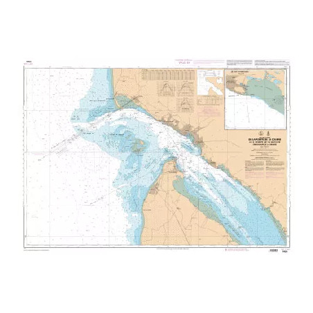 Carte marine du SHOM : De la Pointe de la Coubre à la Pointe de la Négade - Embouchure de La Gironde